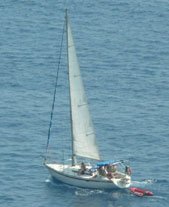 A relaxing vacation on a sail boat.