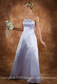 Silver wedding dresses