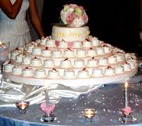 Wedding cake designs with cupcakes